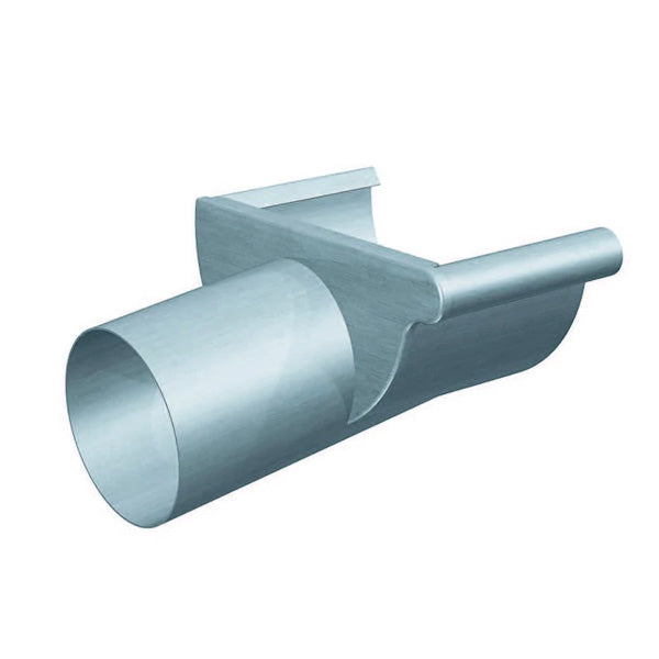 Rheinzink endebund m/tud venstre walsblank 280 mm