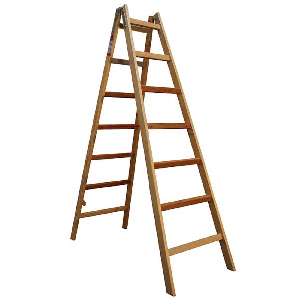 JUMBO træ wienerstige 2x7 trin 188 cm