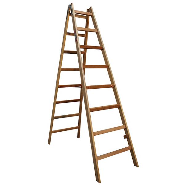 JUMBO træ wienerstige 2x8 trin 214 cm