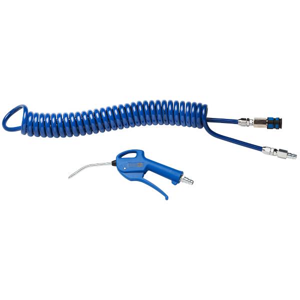 NOVIPRO spiral hose set/blow gun set 5 meters
