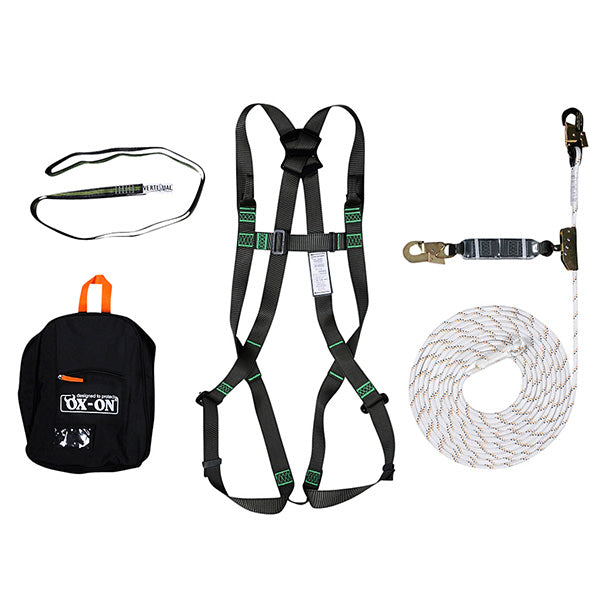 OX-ON Basic fall protection set (complete) in bag