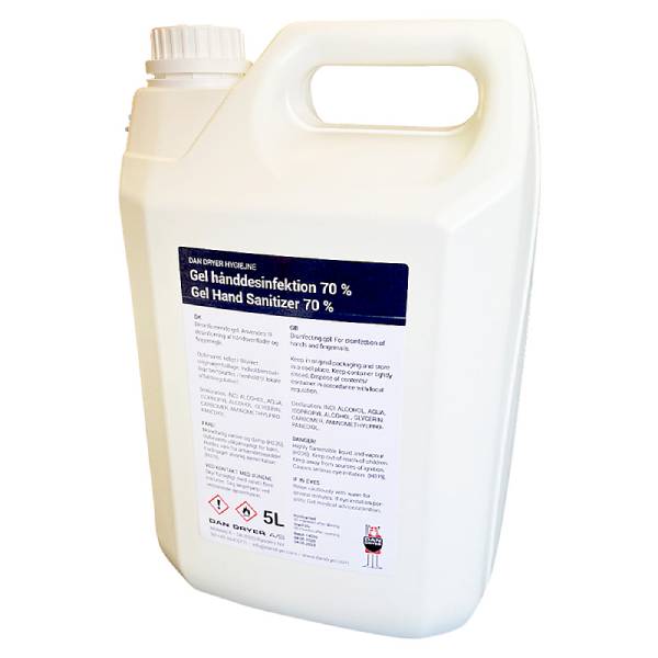 Dan dryer disinfectant gel 5 l
