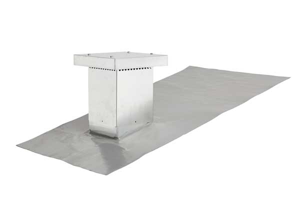 Taghætte 200x200 mm Smig 10-55 Zink  ikke isoleret Grå perform