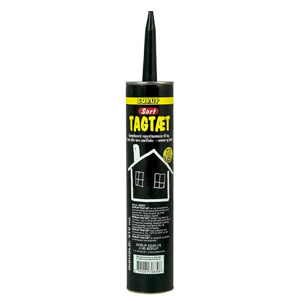 Borup tag-tæt 313 ml sort