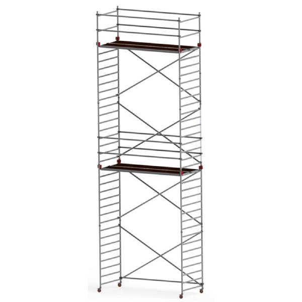 Jumbo rolling scaffolding 250x135 cm - 8.2/10.2 meters