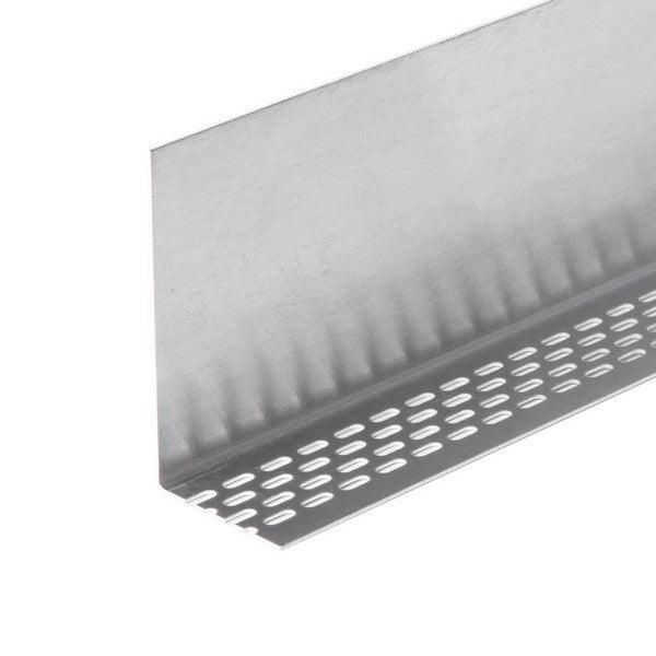 Ventilationsprofil, type L 25x50 Blank aluminium - 3 meter