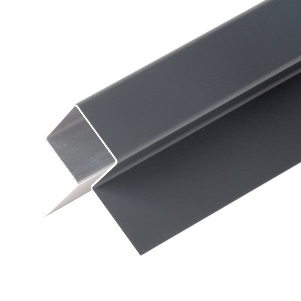 Udvendig hjørne 25mm dyb - ANTRACITGRÅ - 3 m
