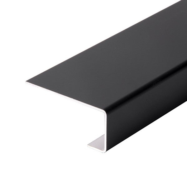 End piece, single - BLACK - 3 meters