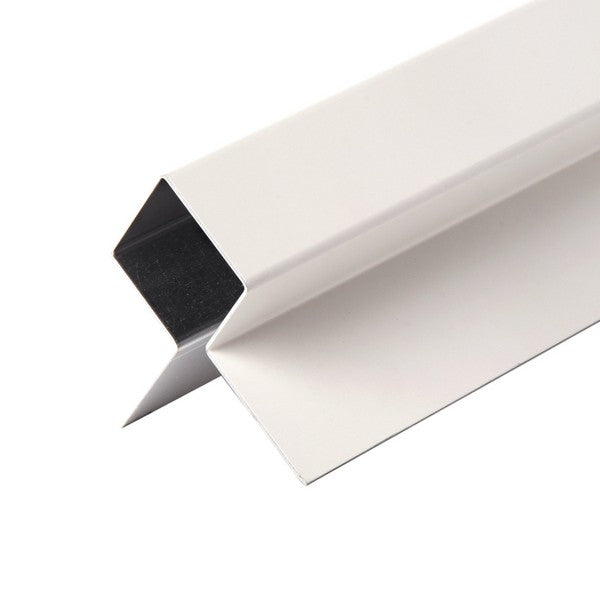 Udvendig hjørne 25mm dyb - HVID - 3 m