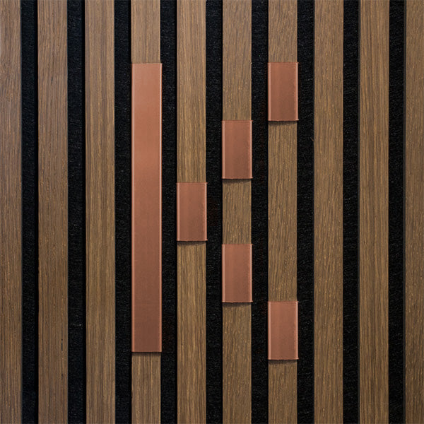 Bogstav til akustikpanel Kobber K