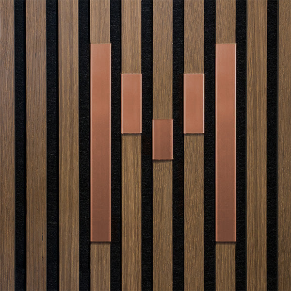 Bogstav til akustikpanel Kobber M