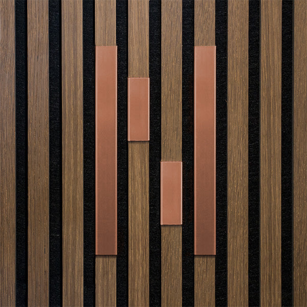 Bogstav til akustikpanel Kobber N