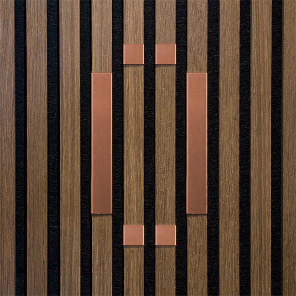 Bogstav til akustikpanel Kobber O