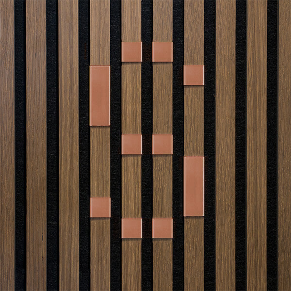 Bogstav til akustikpanel Kobber S