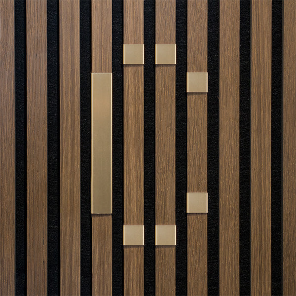 Bogstav til akustikpanel Messing C