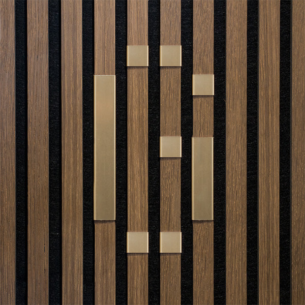 Bogstav til akustikpanel Messing G