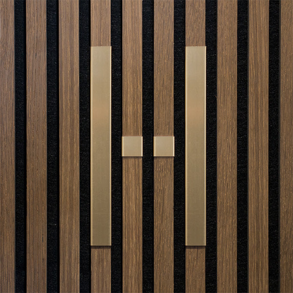 Bogstav til akustikpanel Messing H