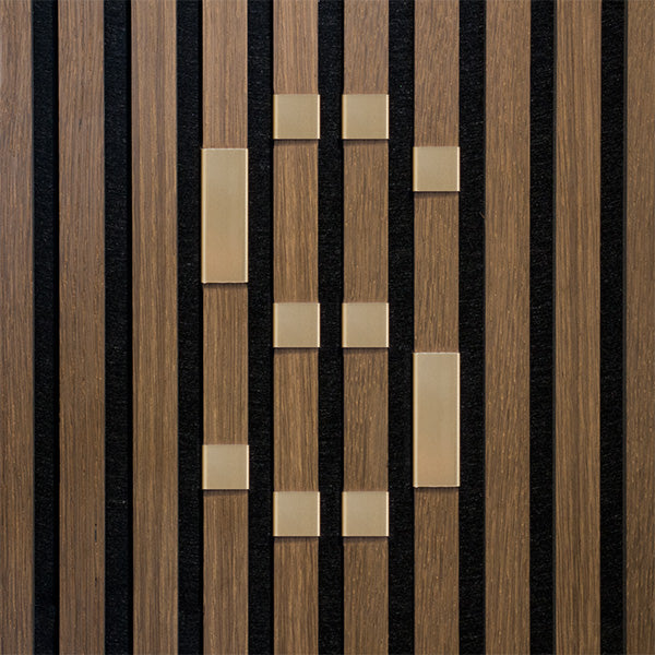 Bogstav til akustikpanel Messing S