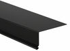 Murafdækning kantprofil i sortlakeret aluminium