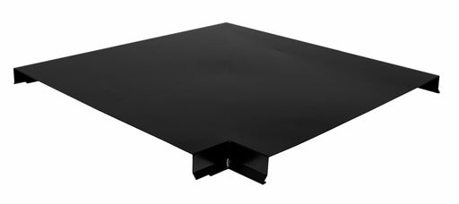 Indvendigt hjørne til konisk murkrone / sternkapsel 340 mm i sort aluminium RAL 9005.