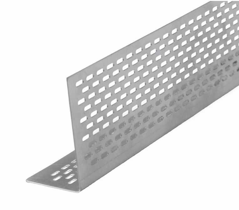 Sokkelsikring / Ventilationsprofil 30 × 50 mm type L – blank aluminium – 3 meter