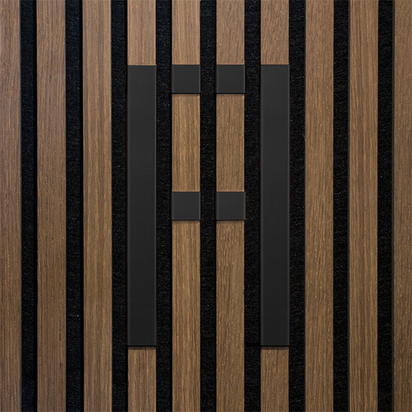 Bogstav til akustikpanel Sort zink A