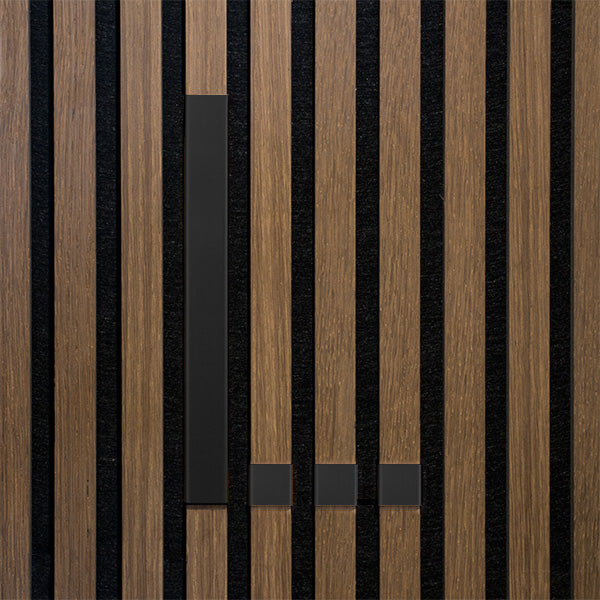 Bogstav til akustikpanel Sort zink L