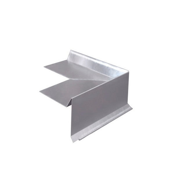 Wind scoop 0.6x100x225 corner outside Glossy alu