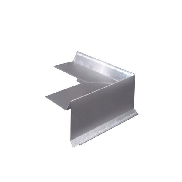 Vindskede 0,6x80x225 hjørne udvendigt Blank alu