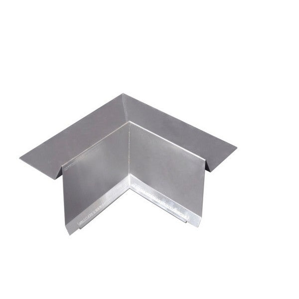 Vindskede 0,6x80x225 hjørne indvendigt Blank alu