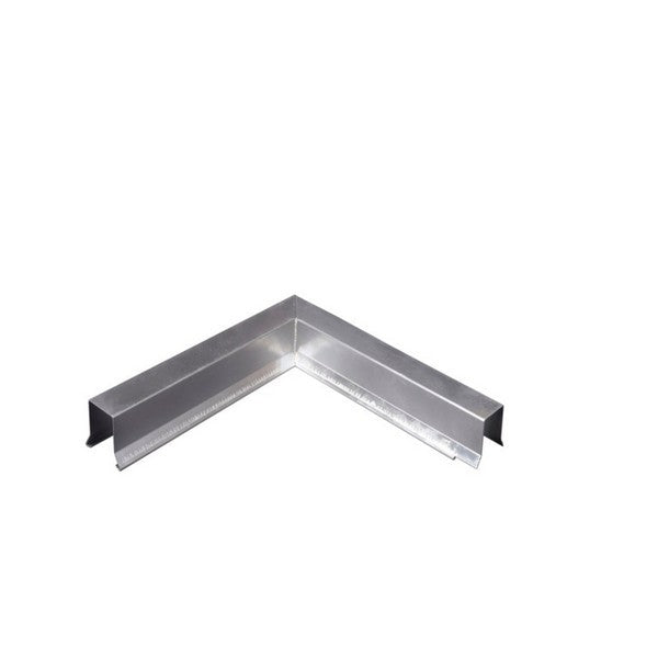 Sternkapsel 0,6x26x225 hjørne udvendigt Blank alu