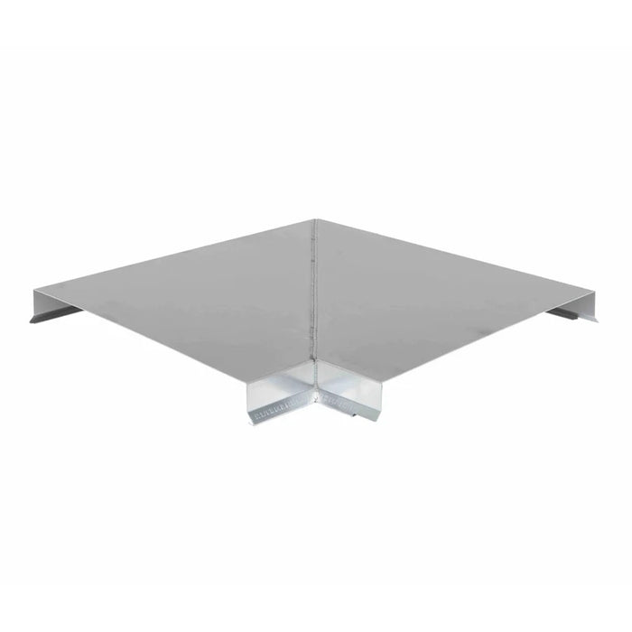 Murkrone / Sternkapsel – Udvendigt hjørne – 230 mm – L: 300 mm – Blank aluminium