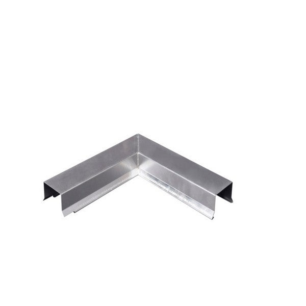 Sternkapsel 0,6x46x225 hjørne indvendigt Blank alu