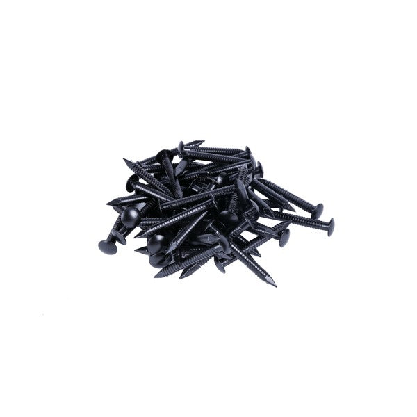 Sort alu kamsøm 37 mm Ø3,5 mm u/skive  250 stk/kasse