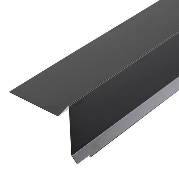 Wind scoop 80 mm un/asphalt BLACK aluminum 60x80x1000 mm