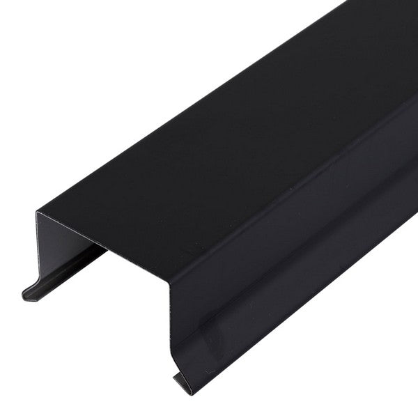 Sternkapsel 36 mm lige SORT alu 20x36x1000 mm