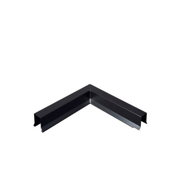 Sternkapsel 0,6x26x225 hjørne udvendigt Sort alu