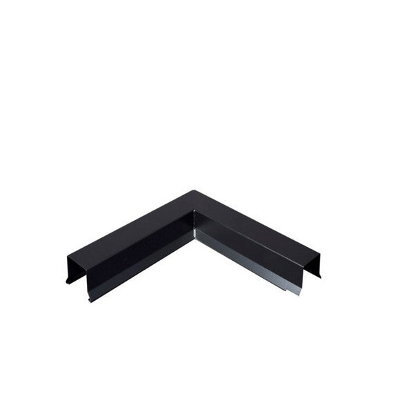 Sternkapsel 0,6x36x225 hjørne udvendigt Sort alu