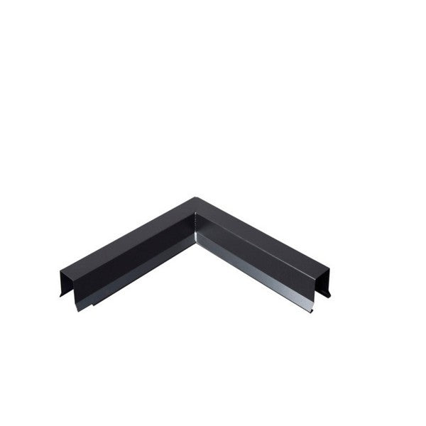 Sternkapsel 0,6x26x225 hjørne indvendigt Sort alu