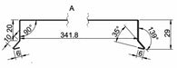 Murkrone 340 mm set i snit A