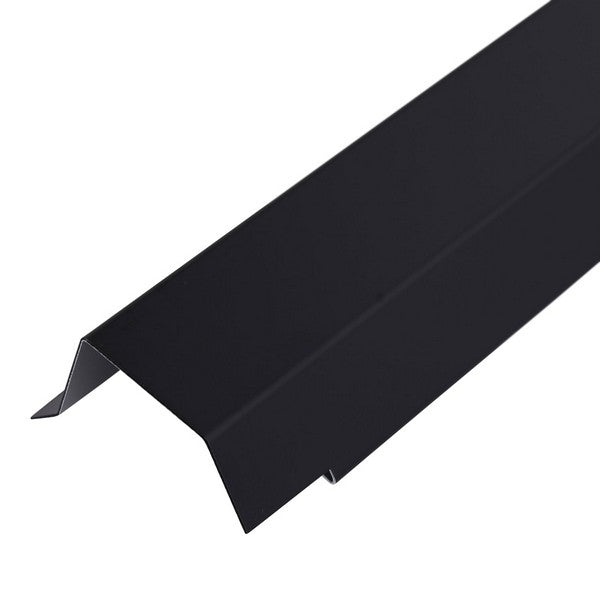 Sternkapsel 25 mm skrå SORT alu 20x25x1000 mm