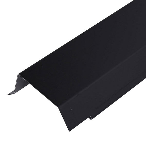 Sternkapsel 35 mm skrå SORT alu 20x35x1000 mm