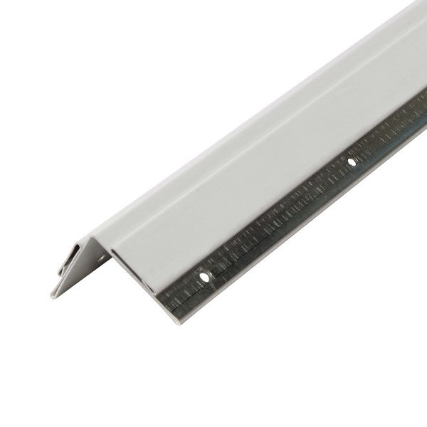 Fals 40x40x500 mm 270 grader (udvendig hjørne) - HVID aluminium