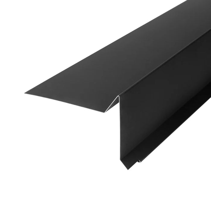 Vindskede 100mm - SORT ZINK uden asfalt