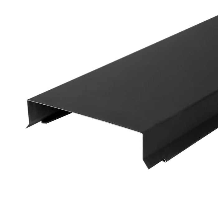 Sternkapsel 110mm lige - SORT ZINK