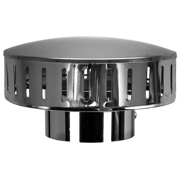 Venting top t/Ø200 mm pipe stainless steel rain proof