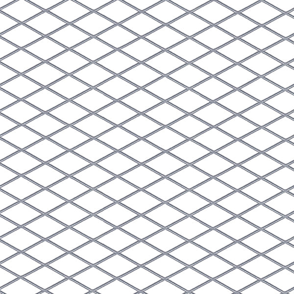 Strækmetal Stål 0,8x1000x10000 mm 17x35 mm