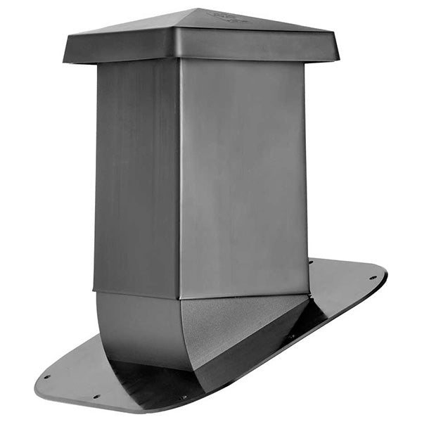 PLASTIGEN Aftrækshætte US smig 200x200 mm ASA til tagpap m/aftagelig top