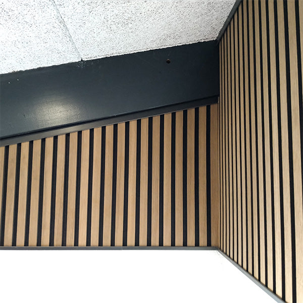 Monteringsprofil bund t/akustikpaneler messing 2 meter