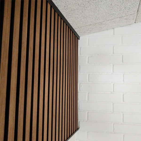 Monteringsprofil bund t/akustikpaneler messing 2 meter